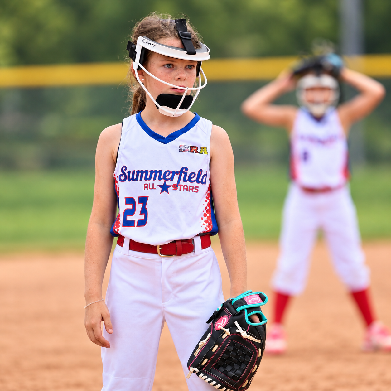 SRA softball player